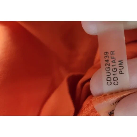 Calvin Klein Asymmetrical Terracotta Dress - Picture 8 of 8